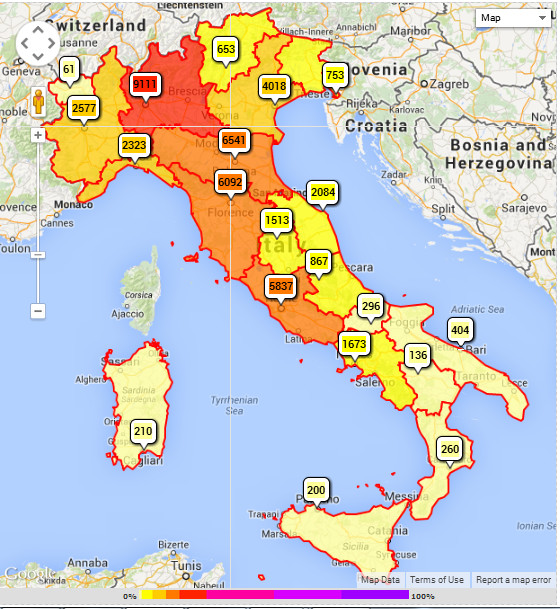The fappening: tracciata la mappa dei download italiani.